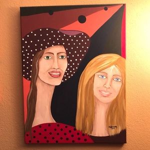 Original acrylic paint 18”x24” by me